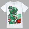 Jordan 3 WMNS “Lucky Green” DopeSkill T-Shirt Broken Heart Graphic Streetwear - White