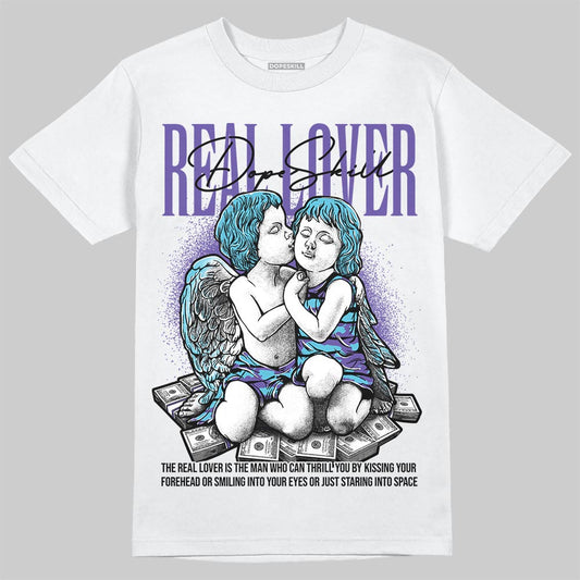 Jordan 8 Retro 'Aqua' 2025 DopeSkill T-Shirt Real Lover Graphic Streetwear - White