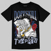 Jordan 6 Retro 'White And Midnight Navy' DopeSkill T-Shirt Sorry I've Been Trappin Graphic Streetwear - Black