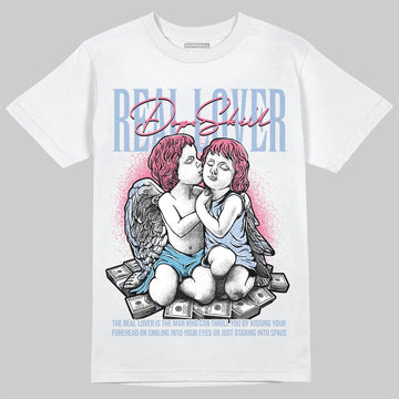 Jordan 3 GS “Cobalt Bliss” DopeSkill T-Shirt Real Lover Graphic Streetwear - White 