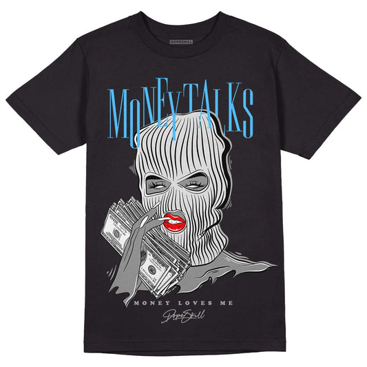 Dunk Low ‘Pure Platinum’ DopeSkill T-Shirt Money Talks Graphic Streetwear - Black