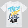 Jordan 11 Retro Gamma Blue (2025) DopeSkill T-Shirt They Not Like Us Graphic Streetwear - White