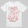 Jordan 40 “Dusty Rose” DopeSkill T-Shirt Real Y2K Players Graphic Streetwear - White