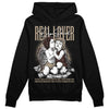 Jordan 1 High OG “Latte” DopeSkill Hoodie Sweatshirt Real Lover Graphic Streetwear - Black