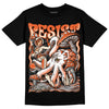 Jordan 3 Georgia Peach DopeSkill T-Shirt Resist Graphic Streetwear - Black