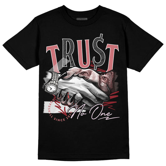 Valentine's Day Collection DopeSkill T-Shirt Trust No One Graphic Streetwear - Black