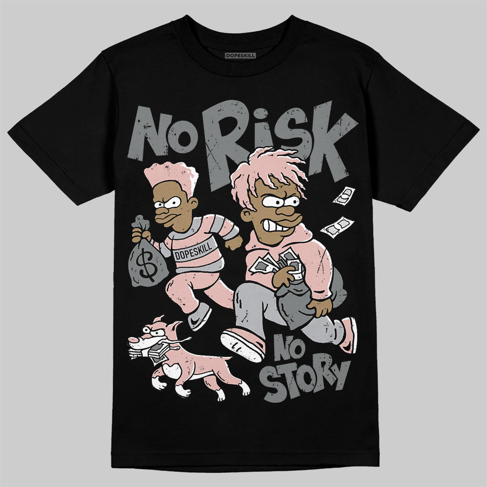 ASICS Gel-1130 'White Neutral Pink' DopeSkill T-Shirt No Risk No Story Graphic Streetwear - Black