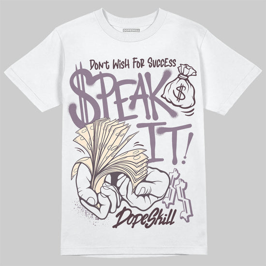 A Ma Maniere x Air Jordan 4 "Phantom" DopeSkill T-Shirt Speak It Graphic Streetwear - White