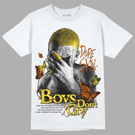 Jordan 4 Thunder DopeSkill T-Shirt Boys Don't Cry Graphic Streetwear - White