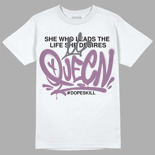 Jordan 2 “Mauve/Off-Noir” DopeSkill T-Shirt Queen Graphic Streetwear - White