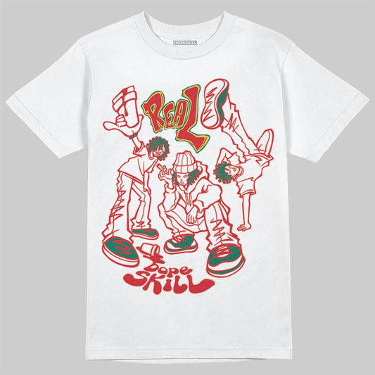 Jordan 3 Mexico 'El Vuelo' DopeSkill T-Shirt Real Y2K Players Graphic Streetwear - White 
