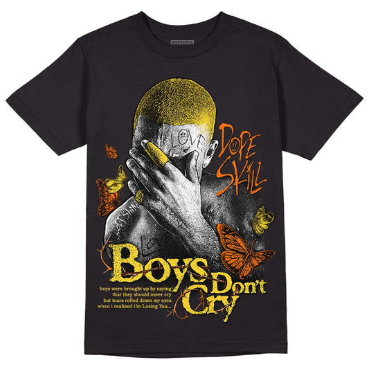 Jordan 4 Thunder DopeSkill T-Shirt Boys Don't Cry Graphic Streetwear - Black