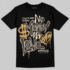 Jordan 5 “Earth/Metallic Gold” DopeSkill T-Shirt No Money No Love Typo Garaphic Streetwear - Black