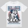 Jordan 12 Retro French Blue (2025) DopeSkill T-Shirt Real Lover Graphic Streetwear - White