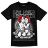 Jordan 4 Retro 'Wet Cement' DopeSkill T-Shirt Real Lover Graphic Streetwear - Black