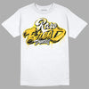 Jordan 4 Retro “Vivid Sulfur” DopeSkill T-Shirt Rare Breed Type Graphic Streetwear - White 