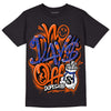 Dunk Low Futura Orange Blaze DopeSkill T-Shirt No Days Off Graphic Streetwear - Black