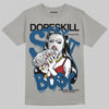 Jordan 12 Retro French Blue (2025) DopeSkill T-Shirt Stay It Busy Graphic Streetwear - gravel