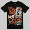 Jordan 1 Retro High OG Shattered Backboard (2025) DopeSkill T-Shirt Real Ones Move In Silence Graphic Streetwear - Black