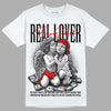 Jordan 2 Retro "Black Cement" DopeSkill T-Shirt Real Lover Graphic Streetwear - White