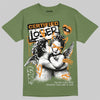 Jordan 5 "Olive" DopeSkill T-Shirt Certified Lover Graphic Streetwear - Military Green