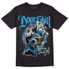 Jordan 1 High Retro OG “University Blue” DopeSkill T-Shirt Money Loves Me Graphic Streetwear - Black