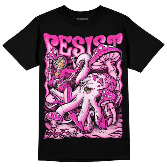 Pink Sneakers DopeSkill T-Shirt Resist Graphic Streetwear - Black