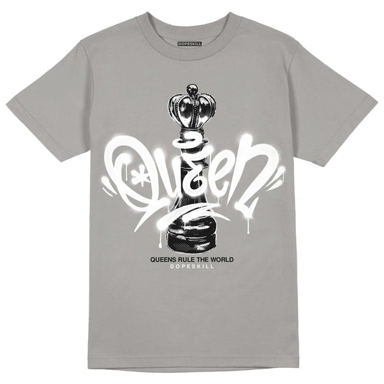 Grey Sneakers DopeSkill Grey T-shirt Queen Chess Graphic Streetwear