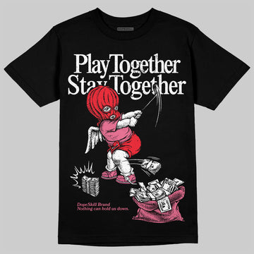 Diesel Pink S - Serendipity Pro-X1 Trainers DopeSkill T-Shirt Play together, Stay together Graphic Streetwear - Black