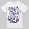 Jordan 11 “Rare Air” DopeSkill T-Shirt Real Y2K Players Graphic Streetwear - White 