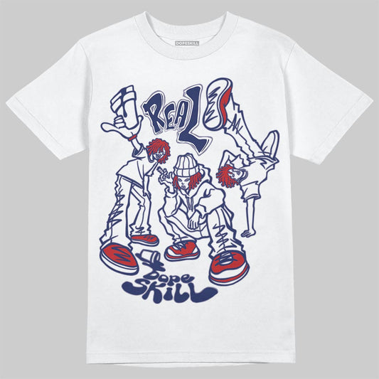 Jordan 11 “Rare Air” DopeSkill T-Shirt Real Y2K Players Graphic Streetwear - White 
