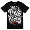 Jordan 14 "Black/White" DopeSkill T-Shirt No Days Off Graphic Streetwear - Black 