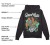 Green Glow 1s DopeSkill Hoodie Sweatshirt Queen Of Hustle Graphic