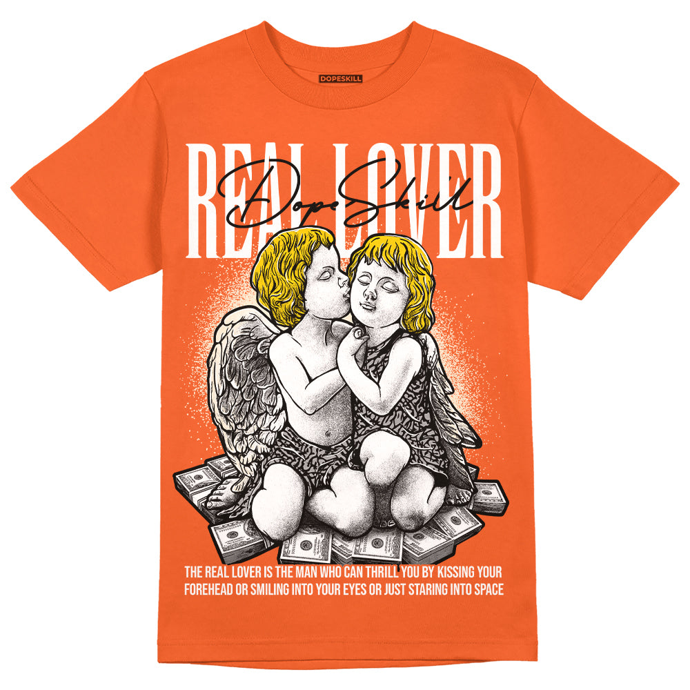 Jordan 3 Georgia Peach DopeSkill Orange T-shirt Real Lover Graphic Streetwear