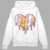 Jordan 3 GS “Red Stardust” DopeSkill Hoodie Sweatshirt Slime Drip Heart Graphic Streetwear - White 