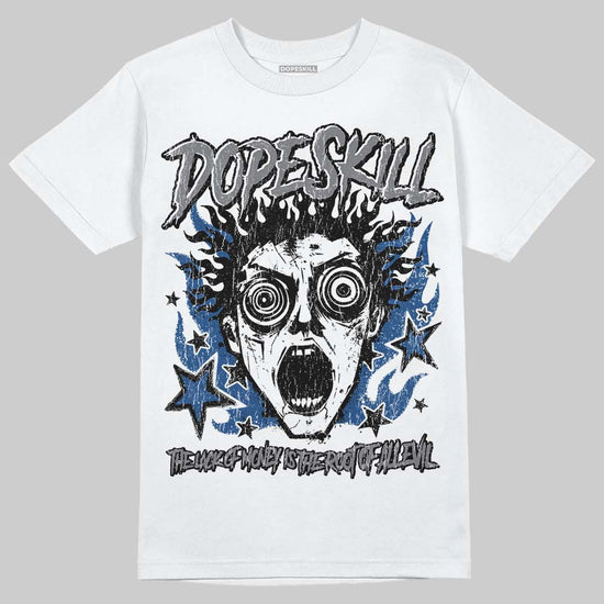 Jordan 9 Retro 'Flint Grey' 2026 DopeSkill T-Shirt Root of Evil Graphic Streetwear - White