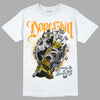 Jordan 6 “Yellow Ochre” DopeSkill T-Shirt Money Loves Me Graphic Streetwear - White 