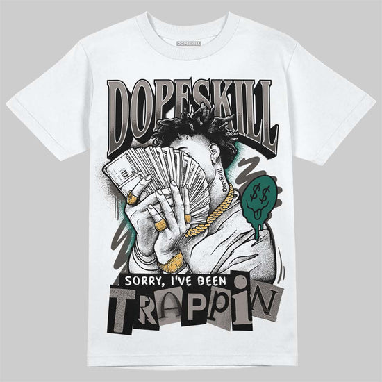 New Balance 2002R Protection Pack "Rain Cloud" DopeSkill T-Shirt Sorry I've Been Trappin Graphic Streetwear - White