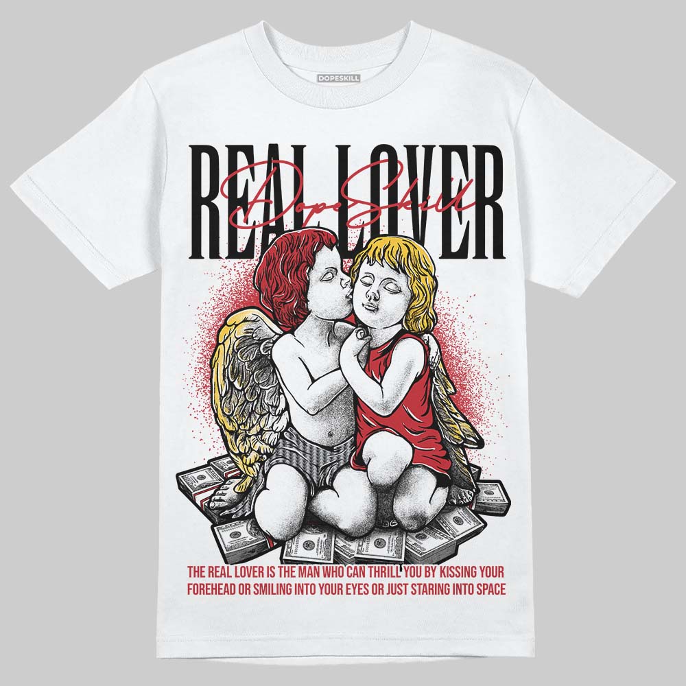 Jordan 14 Retro Ferrari (2025) DopeSkill T-Shirt Real Lover Graphic Streetwear - White 