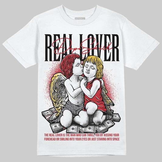 Jordan 14 Retro Ferrari (2025) DopeSkill T-Shirt Real Lover Graphic Streetwear - White 