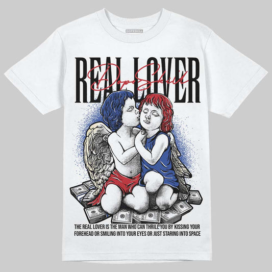 Jordan 4 “Rare Air” DopeSkill T-Shirt Real Lover Graphic Streetwear - White