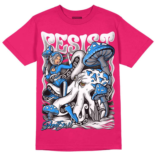 Dunk Low ‘Obsidian Fierce Pink’ DopeSkill Pink T-Shirt Resist Graphic Streetwear 