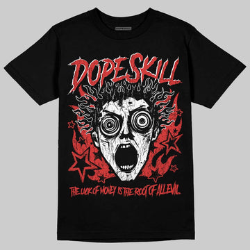 Jordan 6 “Reverse Infrared” DopeSkill T-Shirt Root of Evil Graphic Streetwear - black