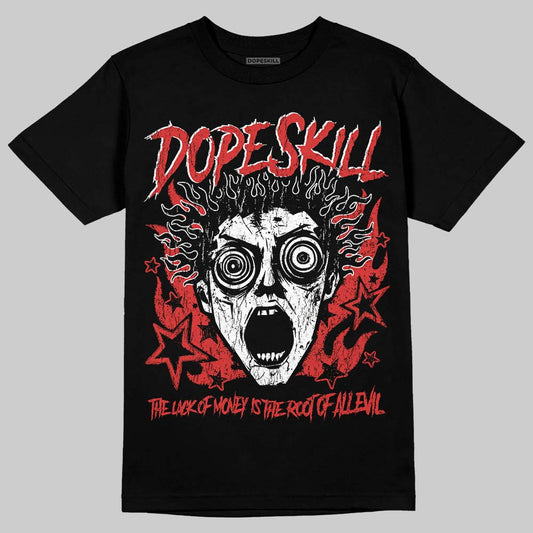 Jordan 6 “Reverse Infrared” DopeSkill T-Shirt Root of Evil Graphic Streetwear - black