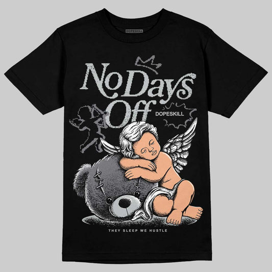 Jordan 4 “Fear” DopeSkill T-Shirt New No Days Off Graphic Streetwear - Black