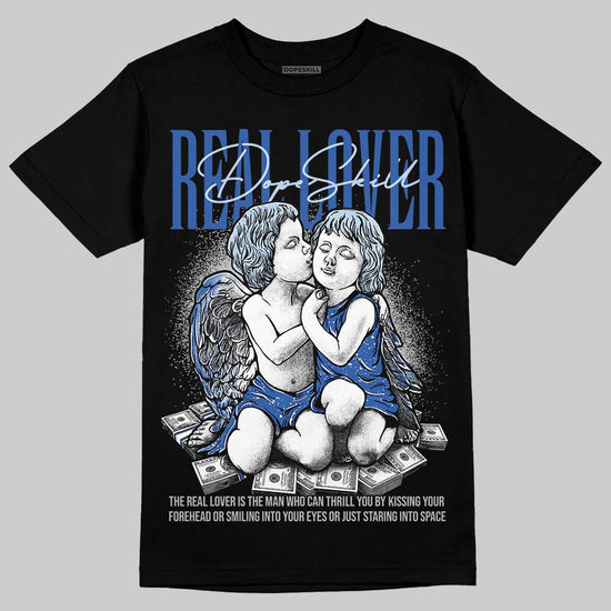 Awake NY x Jordan 5 Retro 'Black Racer Blue' DopeSkill T-Shirt Real Lover Graphic Streetwear -0 Black