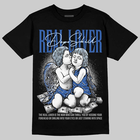 Awake NY x Jordan 5 Retro 'Black Racer Blue' DopeSkill T-Shirt Real Lover Graphic Streetwear -0 Black