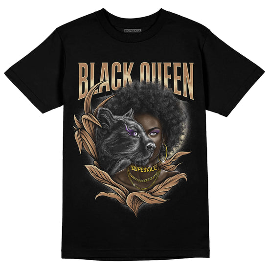 Jordan 6 WMNS Gore-Tex Brown Kelp DopeSkill T-Shirt New Black Queen Graphic Streetwear - Black