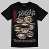 Jordan 10 Retro Shadow (2025) DopeSkill T-Shirt The Mouth With No Droughts Graphic Streetwear - Black