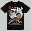 Adidas Samba OG White Black Clear Granite DopeSkill T-Shirt No Fake Love Graphic Streetwear - Black